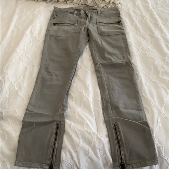 AG/theory grey patch pocket zip jean - Picture 1 of 3